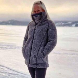 Canelana Frida ulljakke lang damemodell 100% ull